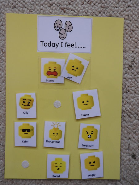 Gallery. Feelings board LEGO